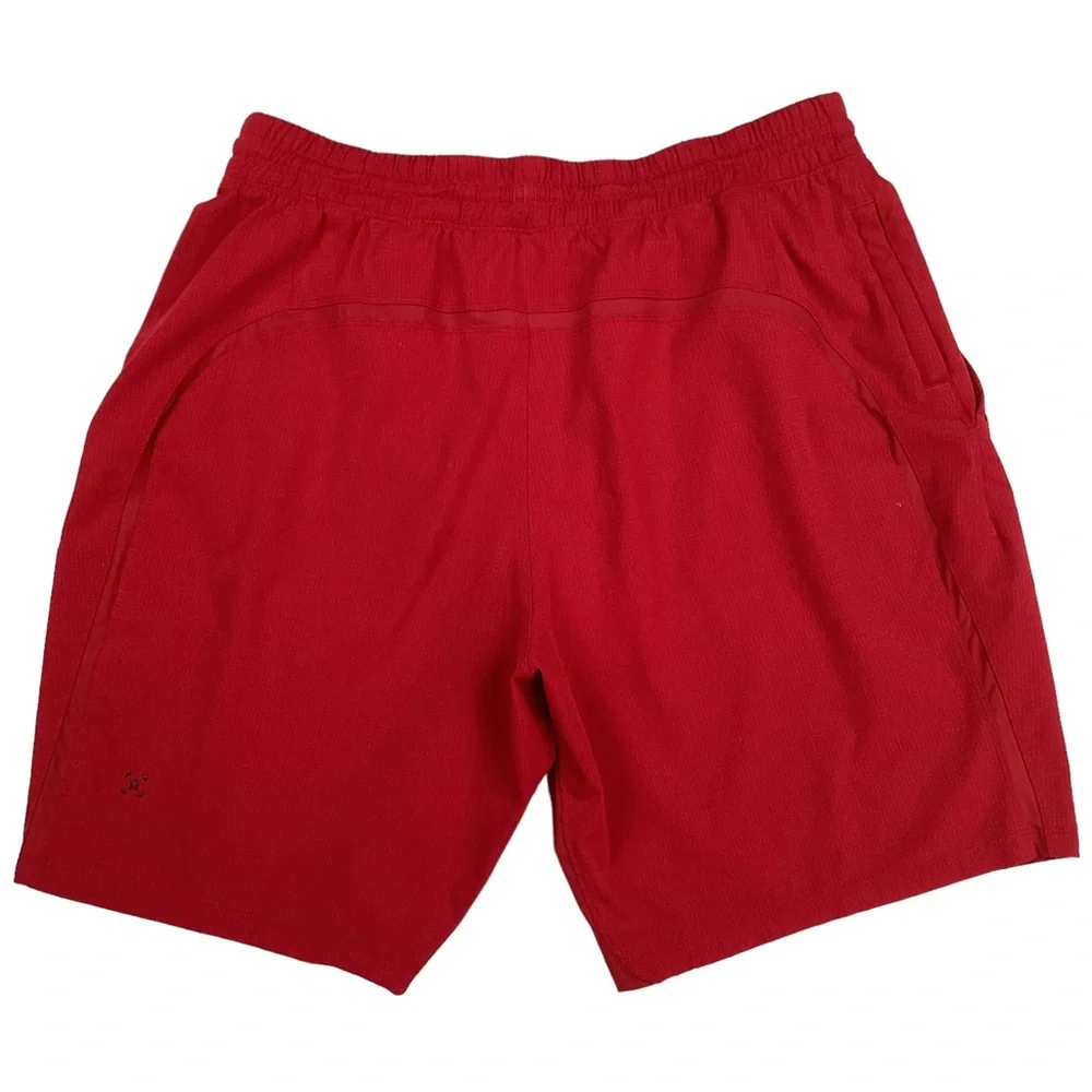 Lululemon Pace Breaker Vented Running Shorts Red